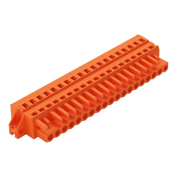 1-conductor female connector CAGE CLAMP® 2.5 mm² orange image 2