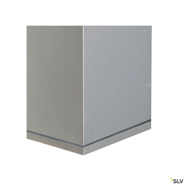 THEO UP/DOWN OUT wall l., GU10 max.2x35W, square, silvergrey image 1
