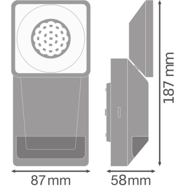 ENDURA® PRO SPOT SENSOR 8W 4000K IP55 Dark Gray image 10