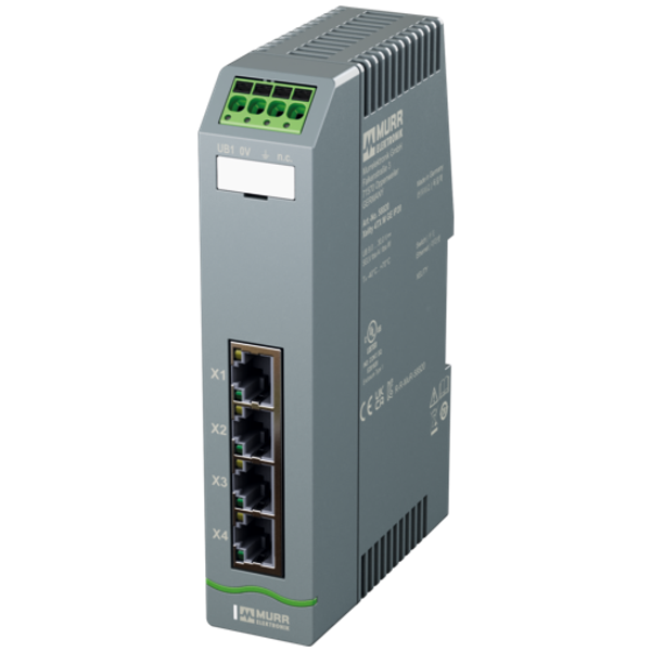 Xelity 4TX managed switch 4 port 1000Mbit ProfiNet IP20 image 1