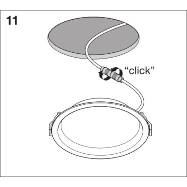 DOWNLIGHT ALU DALI 150 14 W 3000 K IP44/IP20 WT image 17