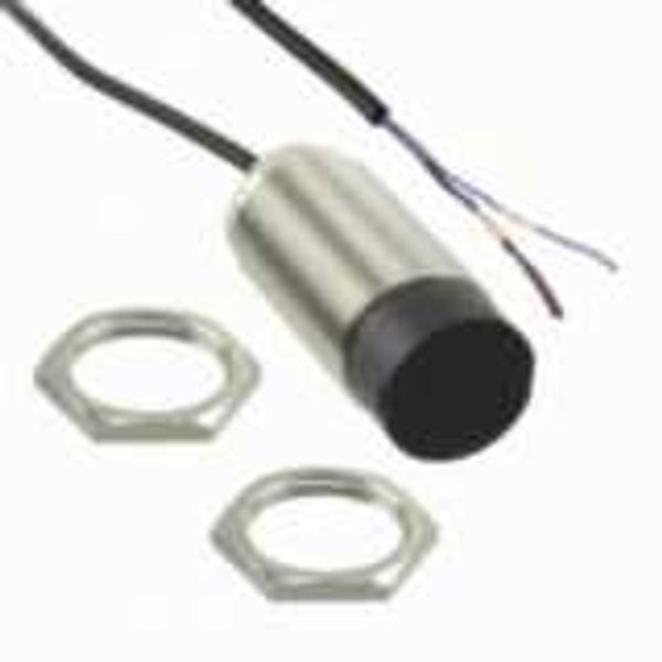 Proximity sensor, inductive, nickel-brass, long body, M30, unshielded, E2B 2228D image 1