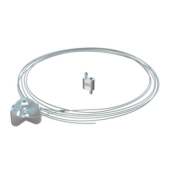 QWT UW 1 1M G Suspension wire with universal angle 1x1000mm image 1