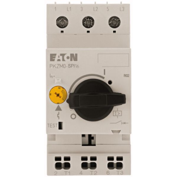 Motor-protective circuit-breaker, 4 kW, 6.3 - 10 A, Feed-side screw terminals/output-side push-in terminals image 1