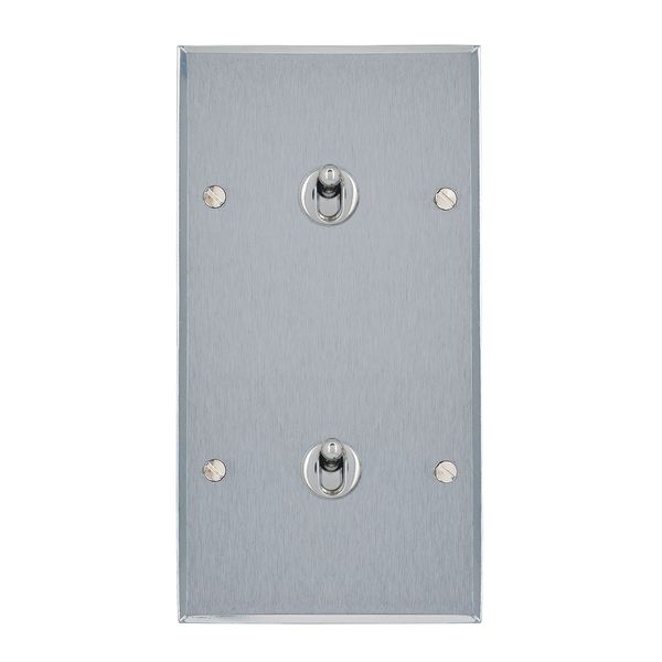 Art d'Arnould universe Memory two two-way switch or lever switch 10A - brushed steel image 1