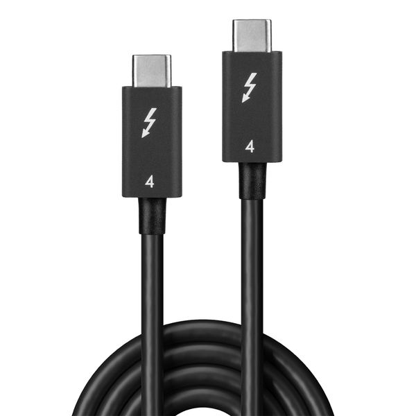 1m Thunderbolt 4 Cable, 40Gbps, Passive Connect Thunderbolt 4 devices at up to 40Gbps image 1