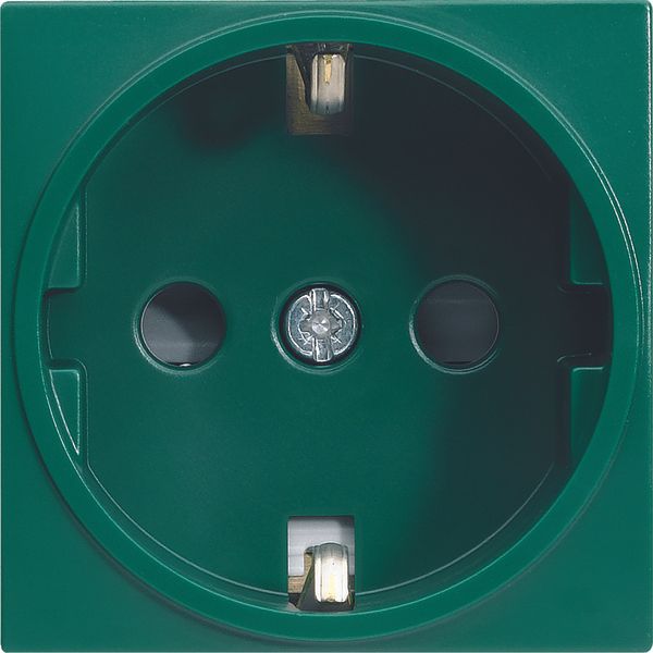 Systo Socket Schuko screwless Green image 1