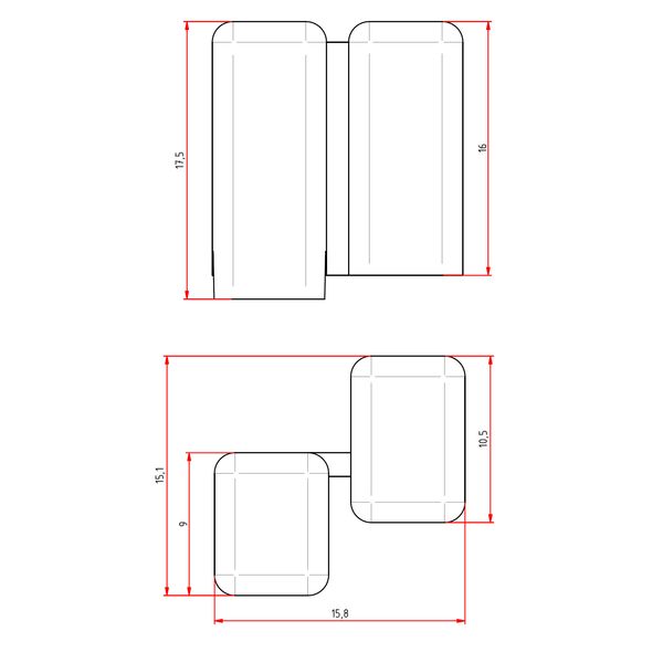 Protection-cover yellow for pin busbar on 1 MW image 7