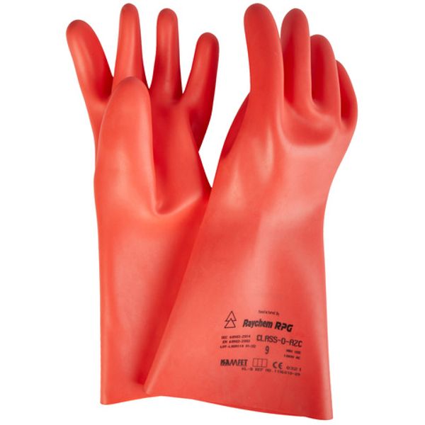 Insulating gloves cl.0 cat. AZC f. live working -1000V, size 10 image 1