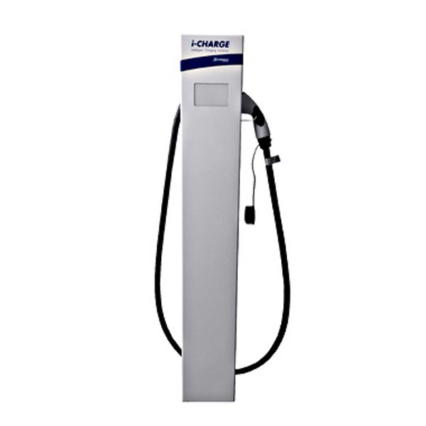 i-CHARGE PUBLIC 200 Type2 44kW stainless steel Online image 1