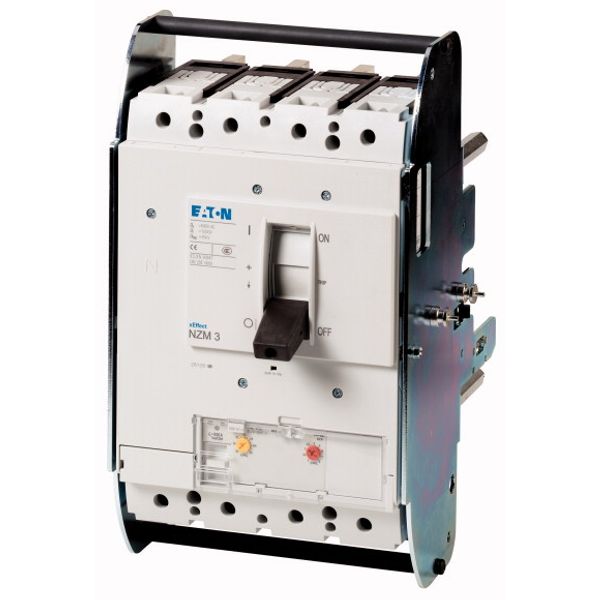 Circuit-breaker, 4p, 400A, 250A in 4th pole, withdrawable unit image 1