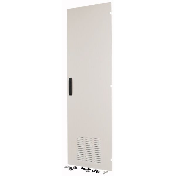 Device area door, ventilated, IP42, XF, right, HxW=2000x600mm, grey image 1