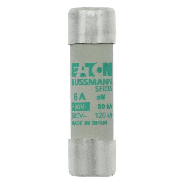 Fuse-link, LV, 6 A, AC 690 V, 14 x 51 mm, aM, IEC image 4