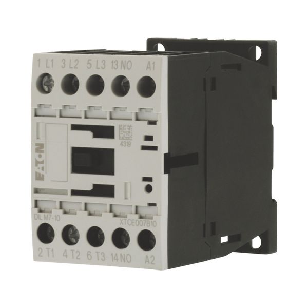 Contactor, 3 pole, 380 V 400 V 3 kW, 1 N/O, 110 V 50 Hz, 120 V 60 Hz, AC operation, Screw terminals image 12