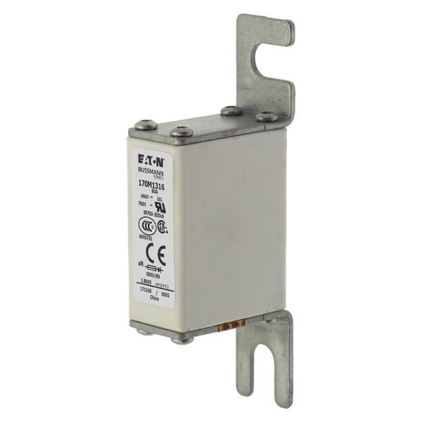 Fuse-link, high speed, 80 A, AC 690 V, DIN 000, 21 x 40 x 100 mm, aR, DIN, IEC image 13