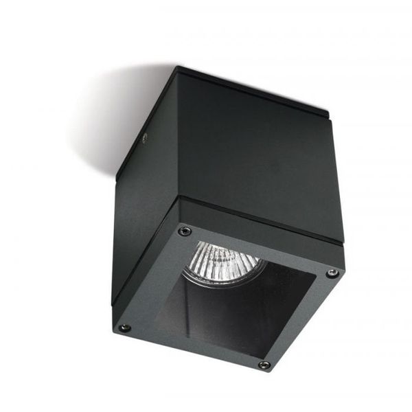 Ceiling fixture IP54 Afrodita 90mm GU10 8W Urban grey image 1