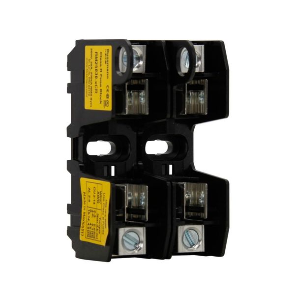 Eaton Bussmann Series RM modular fuse block, 250V, 0-30A, Box lug, Two-pole image 4