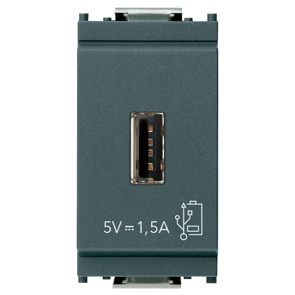 USB supply unit 5V 1,5A 1M grey image 1