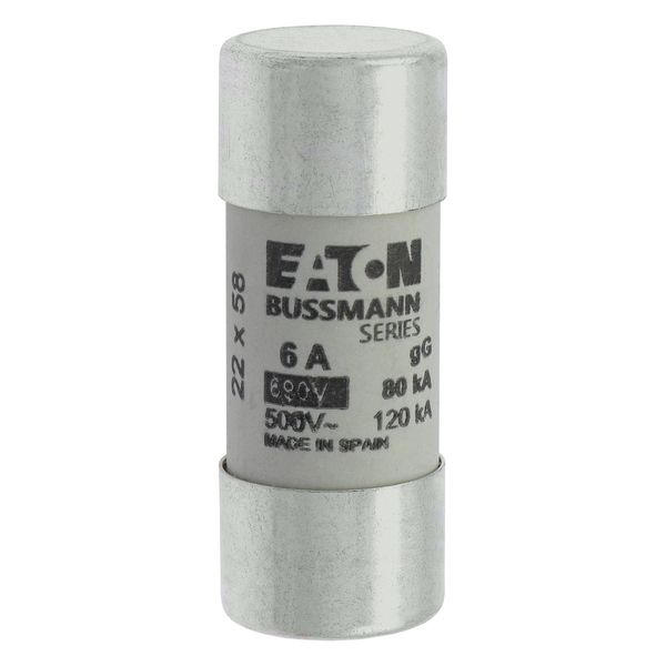 Fuse-link, LV, 6 A, AC 690 V, 22 x 58 mm, gL/gG, IEC image 8