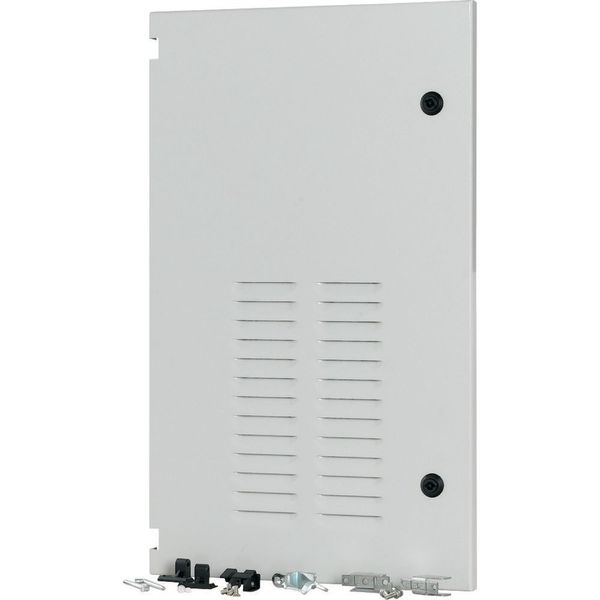 Section wide door, ventilated, left, HxW=700x425mm, IP42, grey image 6