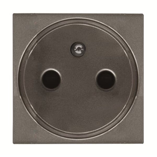N2287 AN French/Earth-pin socket outlet - 2M - Anthracite image 1