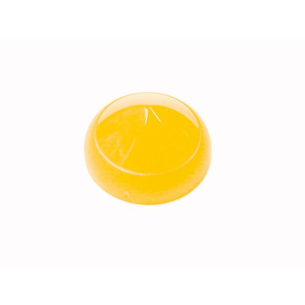 Lens, indicator light, yellow, raised image 1