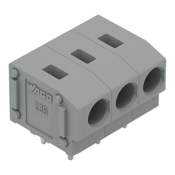 PCB terminal block 2.5 mm² Pin spacing 5/5.08 mm gray image 1