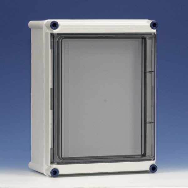 Encl. hinged cover blind + base plate, closed image 3