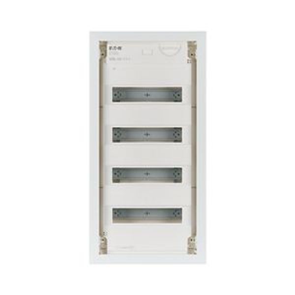 Hollow wall compact distribution board, 4-rows, super-slim sheet steel door image 5