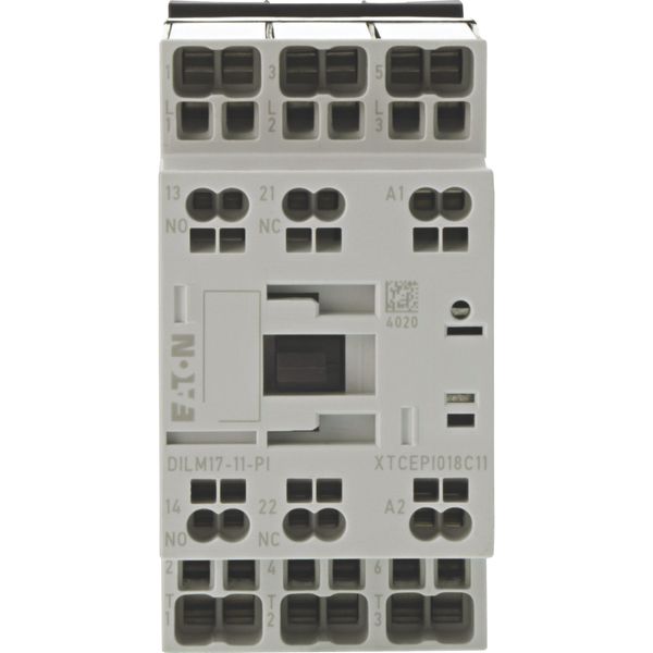 Contactor, 3 pole, 380 V 400 V 8.3 kW, 1 N/O, 1 NC, 230 V 50/60 Hz, AC operation, Push in terminals image 22