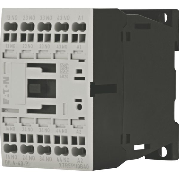 Contactor relay, 24 V 50/60 Hz, 4 N/O, Push in terminals, AC operation image 11