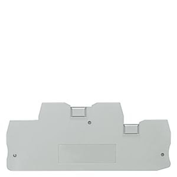 Cover for two-tier terminals 1.5 mm², gray image 1