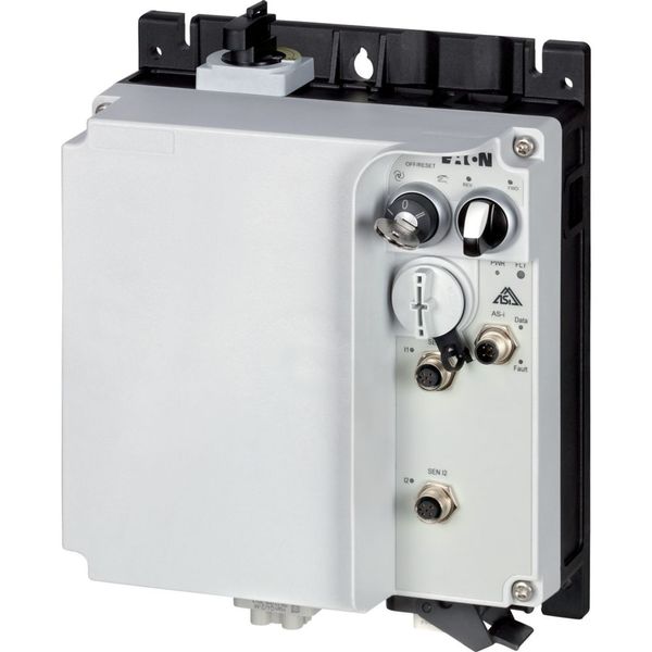 Reversing starter, 6.6 A, Sensor input 2, 400/480 V AC, AS-Interface®, S-7.A.E. for 62 modules, HAN Q4/2, with manual override switch image 19