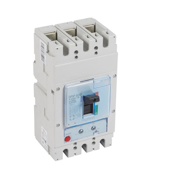 MCCB DPX³ 630 - thermal magnetic - 3P - Icu 50 kA (400 V~) - In 400 A image 1