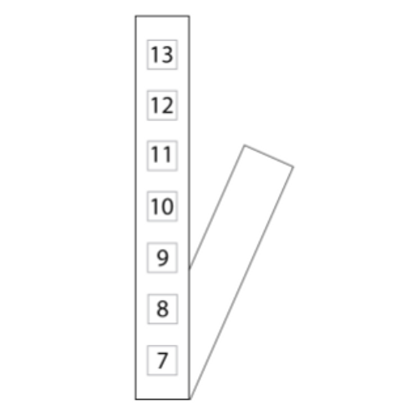 ALIGNMENT ADHESIVE STRIP - RACK CABINETS image 1