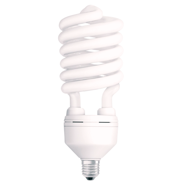 CFL Spiral Bulb 45W/840 E27 4000K Patron image 1