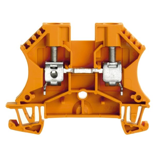 Feed-through terminal block, Screw connection, 6 mm², 800 V, 41 A, Num image 1