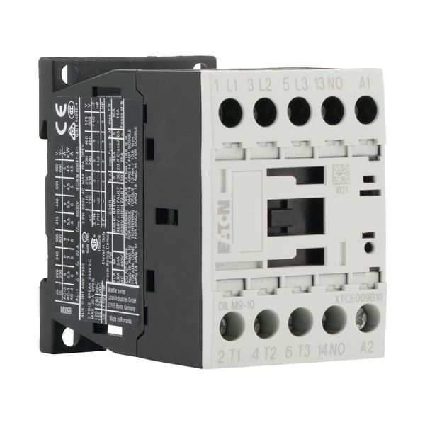 Contactor, 3 pole, 380 V 400 V 4 kW, 1 N/O, 48 V DC, DC operation, Screw terminals image 17