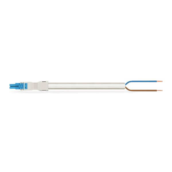 pre-assembled connecting cable Eca Socket/open-ended blue image 1