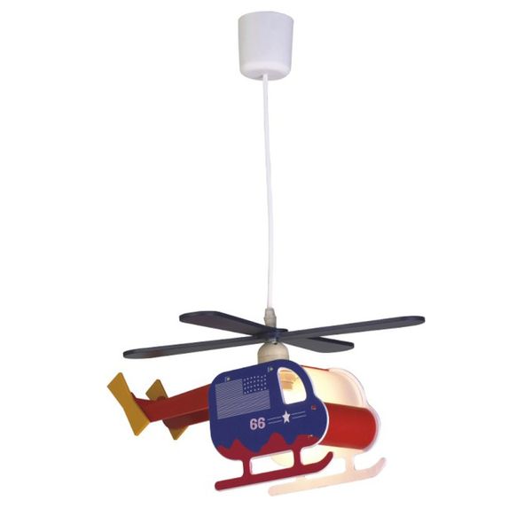 Bravo Helicopter Pendant Light Blue image 2