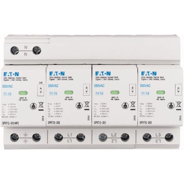 Combined arrester, transient voltage surge suppression T1&T2 image 5