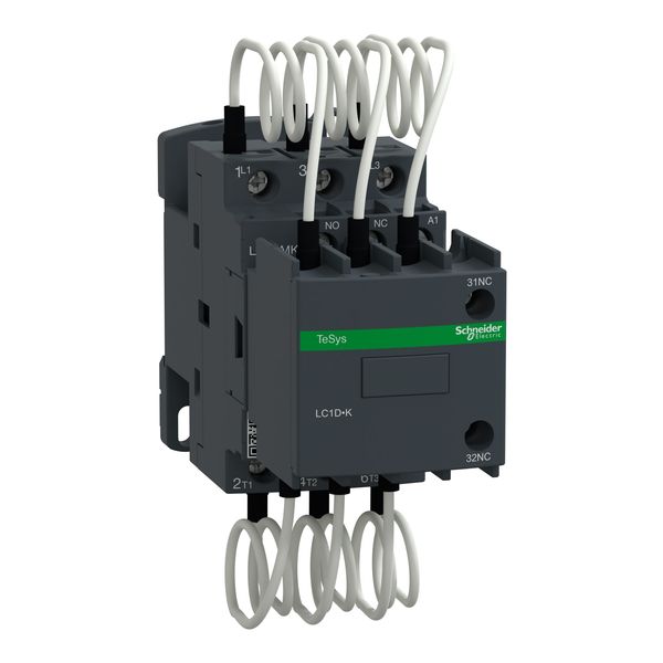 Capacitor contactor, TeSys Deca, 25 kVAR at 400 V/50 Hz, coil 220 V AC 50/60 Hz image 3