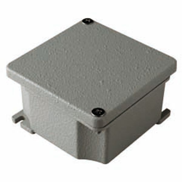 JUNCTION BOX IN DIE-CAST ALUMINIUM - PAINTED GREY RAL 7037 - 128X103X57 image 2
