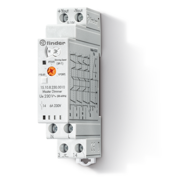 Master Dimmer, control Output 0-10V/1-10V, 110 . 230V, AC 50/60Hz (15.10.8.230.0010) image 2