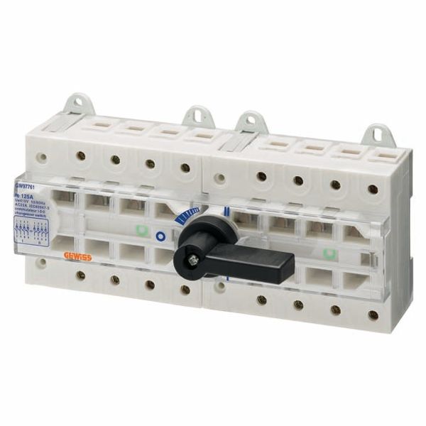 THREE-WAY SWITCH DISCONNECTOR  I O II - MSS 125 - 4P 125A 400V image 2