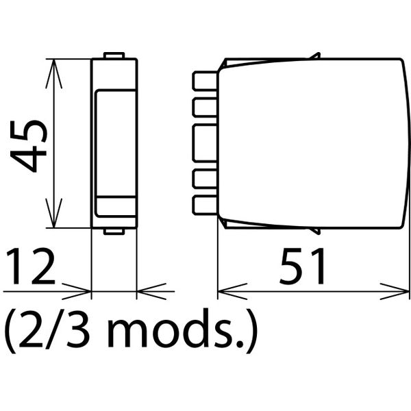 Combined arrester module for 2 single lines and 1 pair BLITZDUCTOR XT image 2