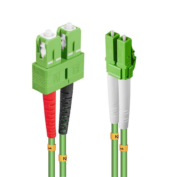 10m OM5 Fibre Optic Cable LC Male to SC Male image 1