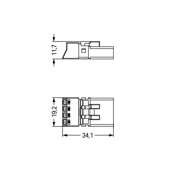 Plug 4-pole Cod. A black image 5