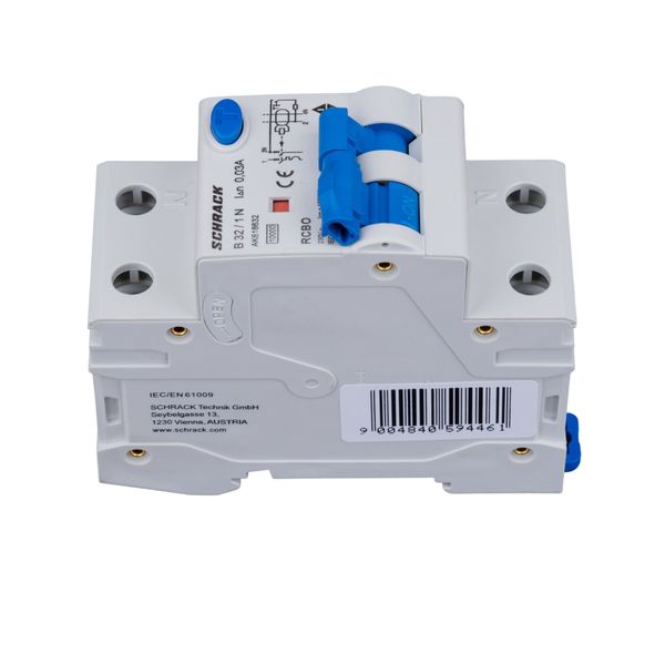 Combined MCB/RCD (RCBO) 1+N, AMPARO 10kA, B 32A, 30mA, Typ A image 3