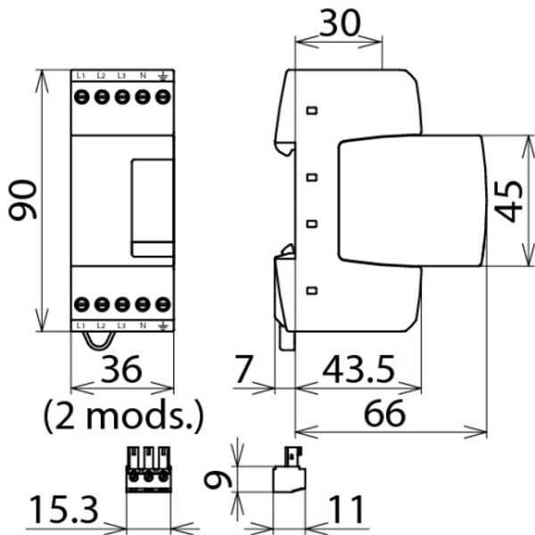 DEHNrail M FM surge arrester image 2